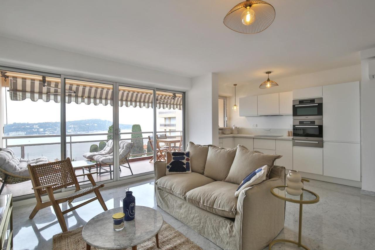 Sublime Appartement Vue Mer. Parking/Piscine/Clim Villefranche-sur-Mer Eksteriør bilde