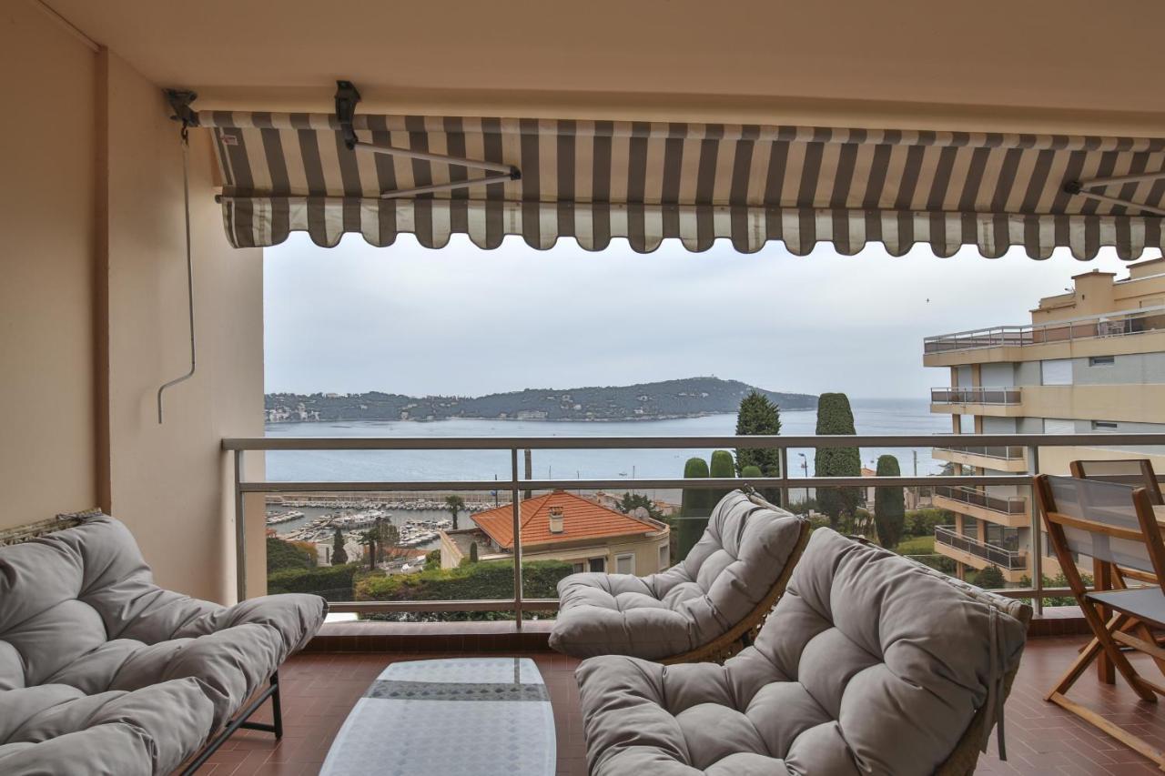 Sublime Appartement Vue Mer. Parking/Piscine/Clim Villefranche-sur-Mer Eksteriør bilde