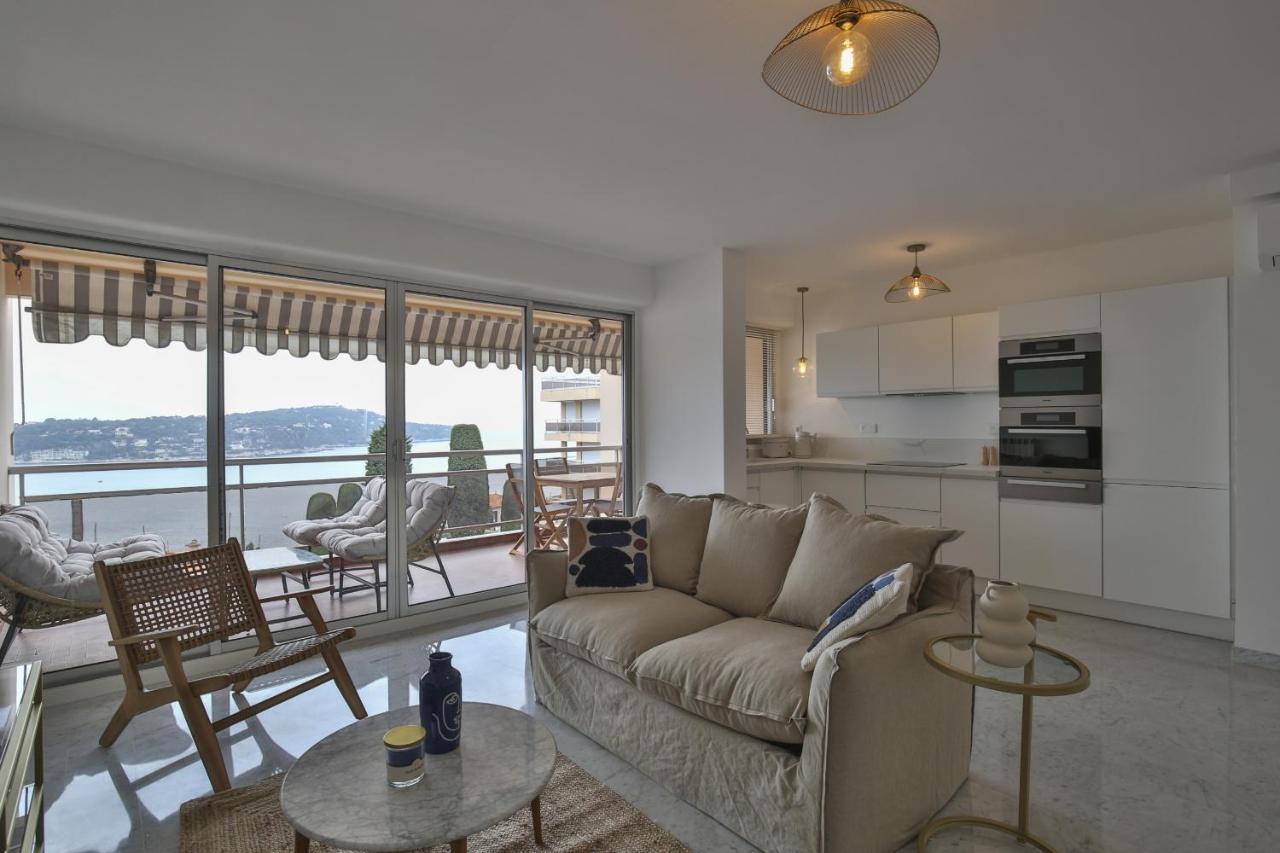 Sublime Appartement Vue Mer. Parking/Piscine/Clim Villefranche-sur-Mer Eksteriør bilde