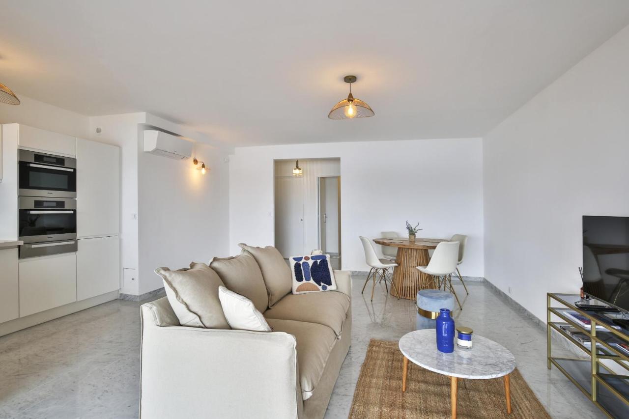 Sublime Appartement Vue Mer. Parking/Piscine/Clim Villefranche-sur-Mer Eksteriør bilde
