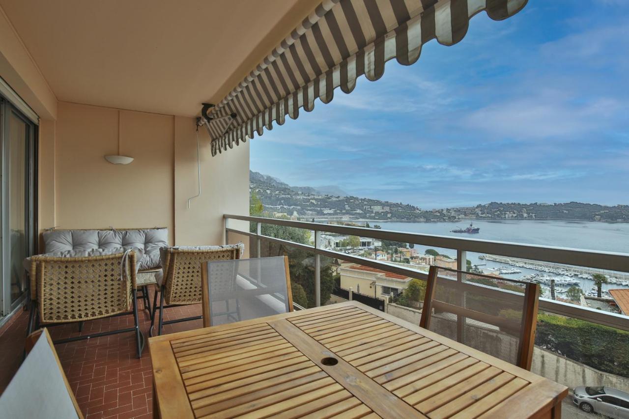 Sublime Appartement Vue Mer. Parking/Piscine/Clim Villefranche-sur-Mer Eksteriør bilde
